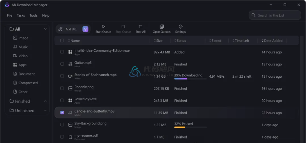 图片[1]-AB Download Manager(下载工具) v1.4.1 绿色版-代码飓风