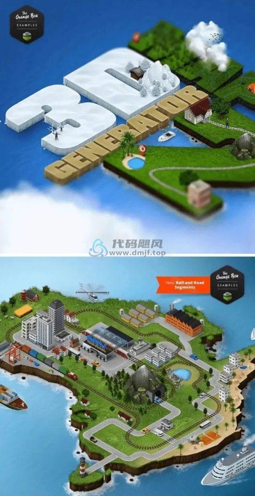 图片[7]-3DMap Generator中文汉化版！抖音热门PS插件来袭，炫酷3D立体地图扩展面板-代码飓风