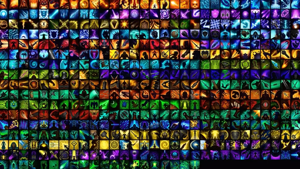 图片[2]-500个Rpg游戏角色魔法ui图标，unity游戏幻想法术图标徽章素材-代码飓风