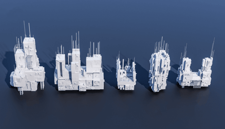 图片[2]-20款科幻基地建筑3D模型！科幻城市模块化建筑3D模型-代码飓风