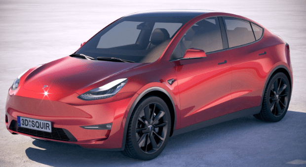 特斯拉Tesla Model Y 2021 3D模型！真实汽车高质量模型素材！-代码飓风