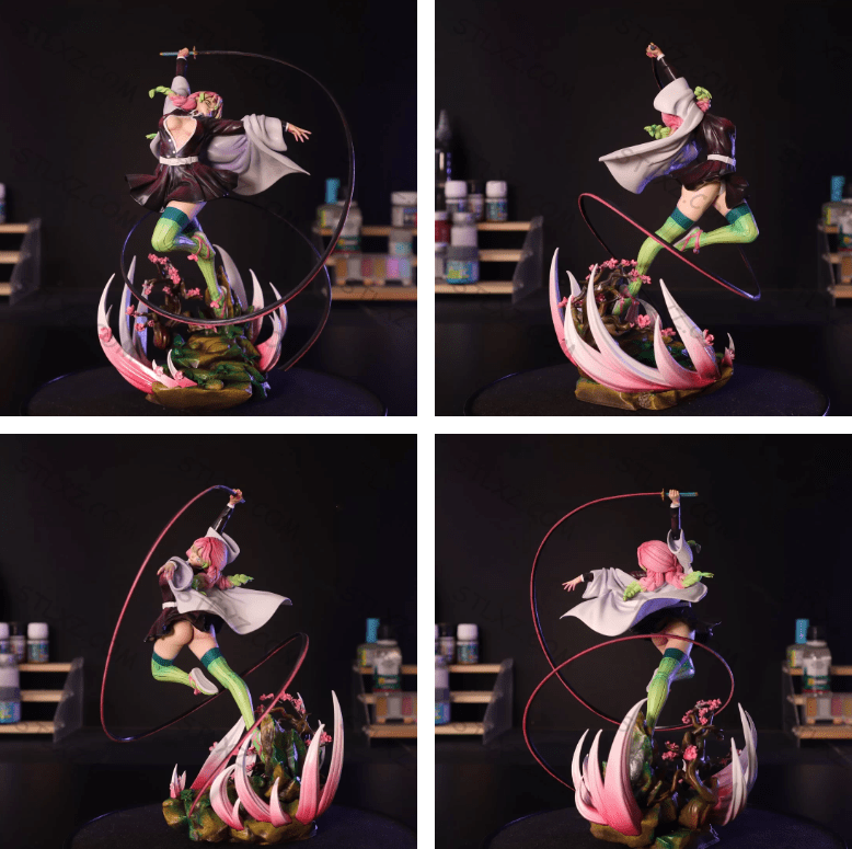 图片[2]-甘露寺蜜璃《鬼灭之刃》3D打印模型！动漫角色雕刻手办 3D独立手办模型-代码飓风