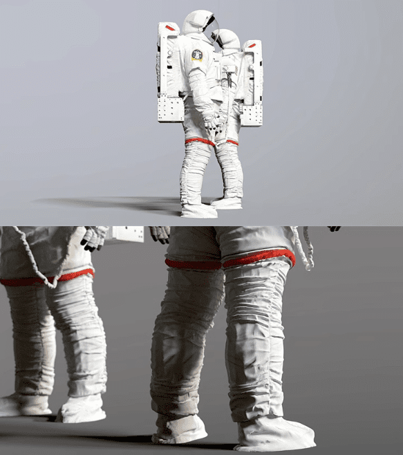 图片[2]-高精度宇航员太空服3D模型！人物太空角色服装MAX FBX OBJ Blend格式-代码飓风