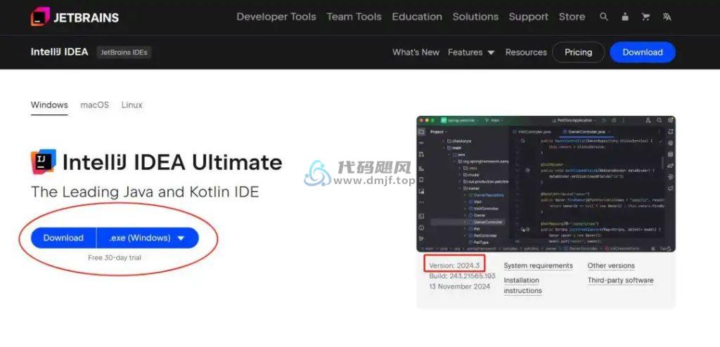 图片[5]-IntelliJ IDEA 2024.3.1.1 最新破解版安装教程-至2099年（适用JetBrains 全家桶）-代码飓风