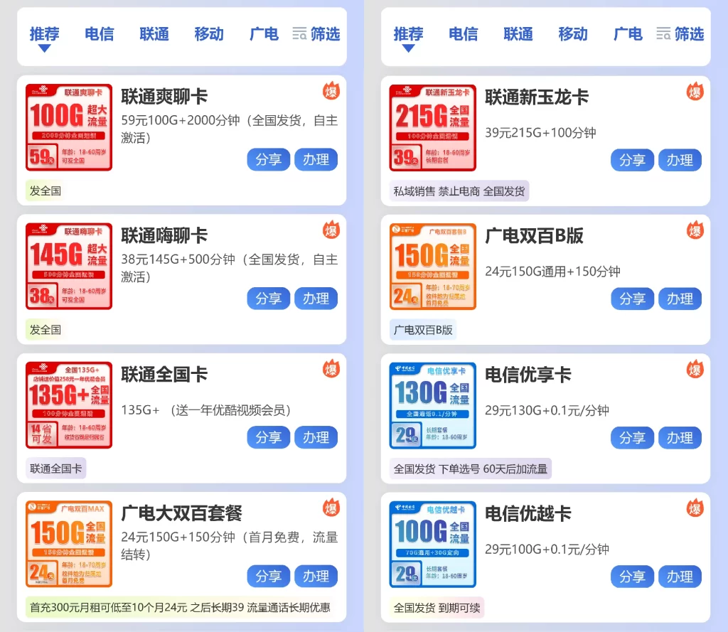 图片[2]-【28元350G全国流量】2025大流量选购指南！超大流量卡，绝版套餐、神秘卡持续更新！-代码飓风